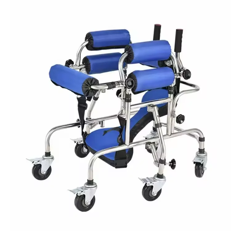 Stainless Steel Rehabilitation Standing Frame Walker & Rollator for Disabled People