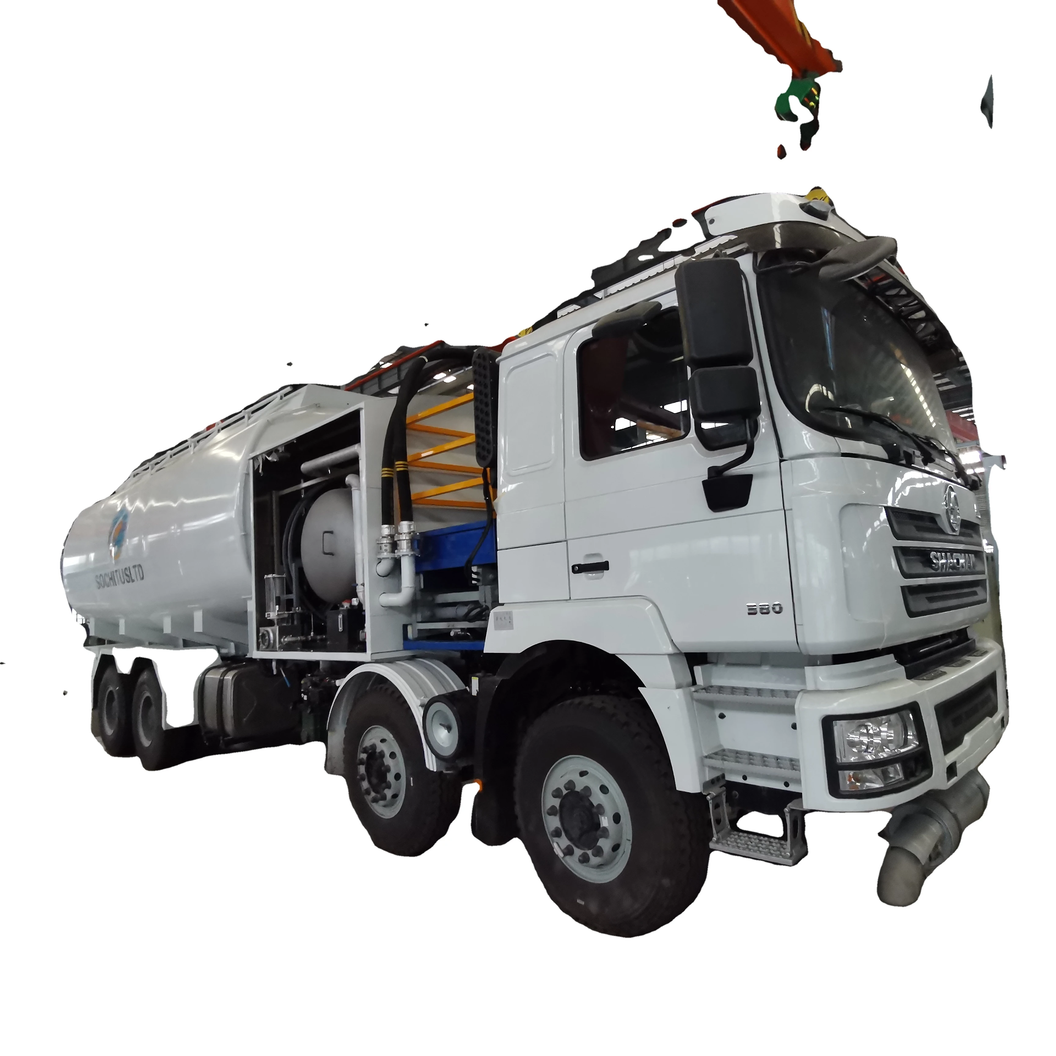 Direct Factory High Quality 8x4 Aluminium SHACMAN Oil Truck Helicopters Aircraft Refueling New Condition Manual Transmission 6x4