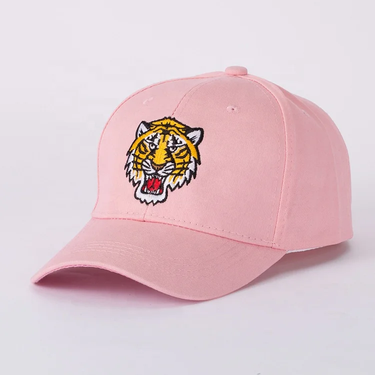 
Baseball Cap Tiger Head Embroidered Hot Sale Hat Ladies Cotton Male Outdoor Leisure Vintage Cap Supplier Outdoor Visor Hat 