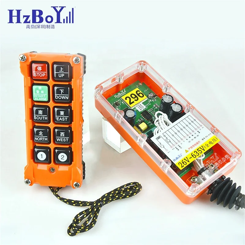Radio Hoist Relay Switch Industrial Wireless Remote Control For Hoist Cranes