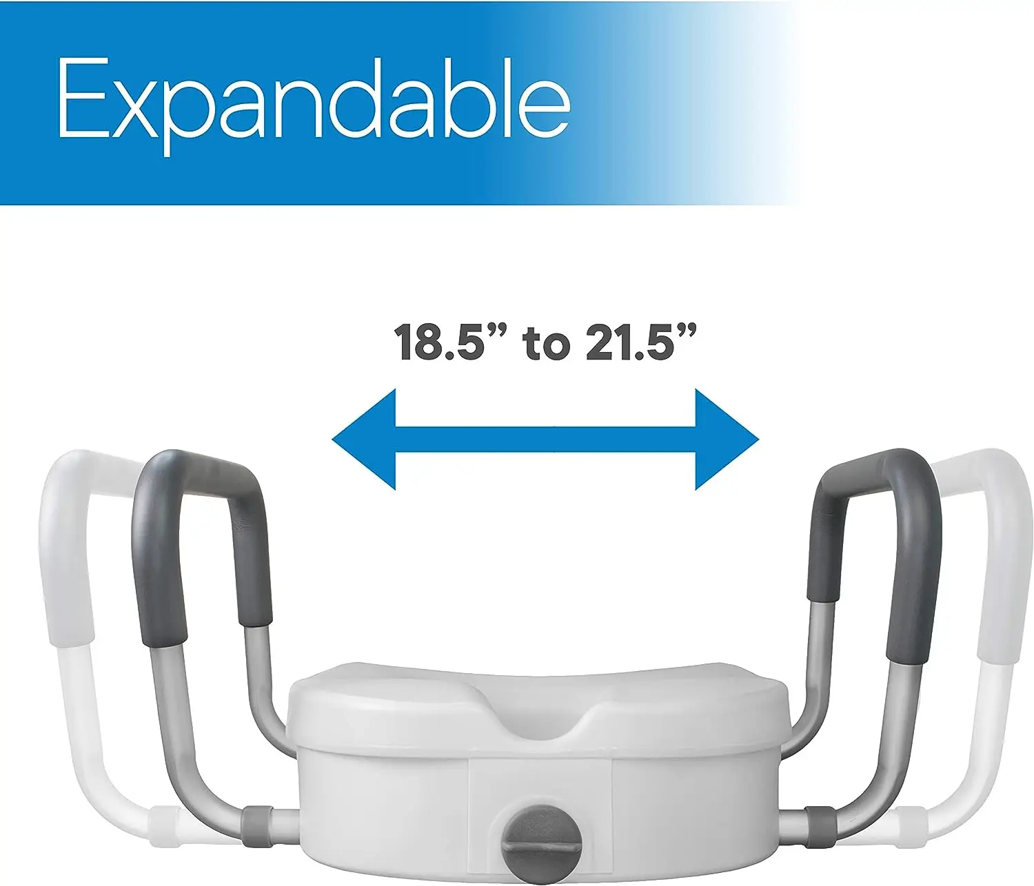 Chair raised toilet seat lift assistance for elderly people