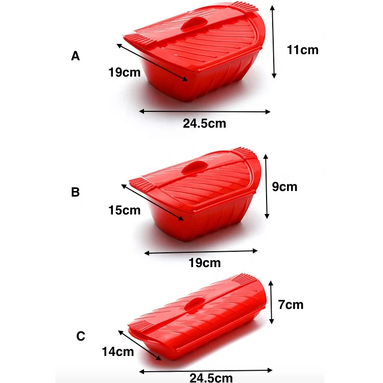 
Multipurpose Silicone Steamer and Food Storage Box SW-CT550 