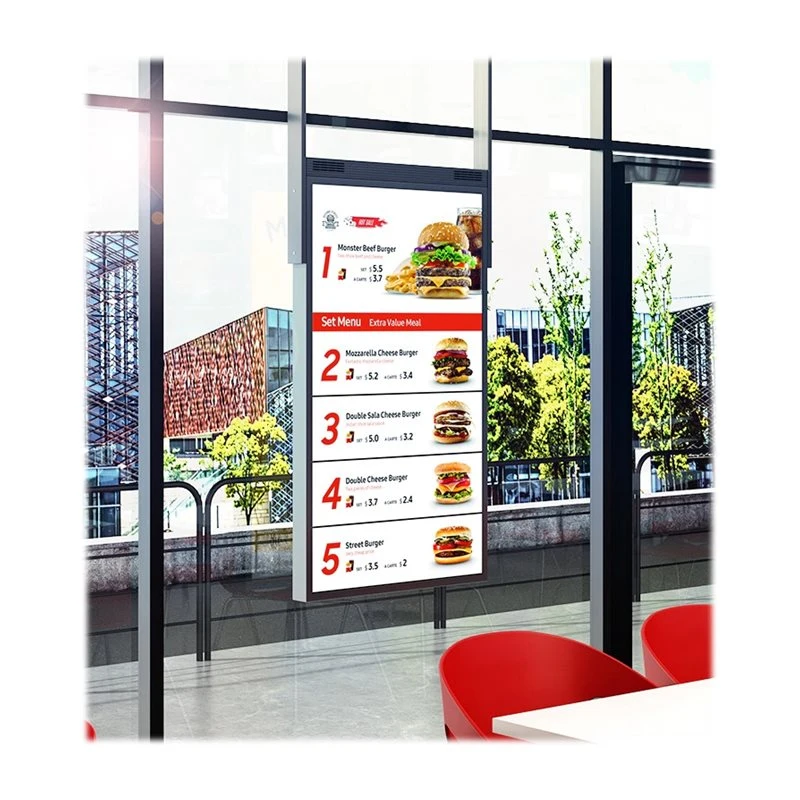 High Quality Floor Standing Lcd Digital Signage Shop Window Display Ideas Shop Digital Menus Board