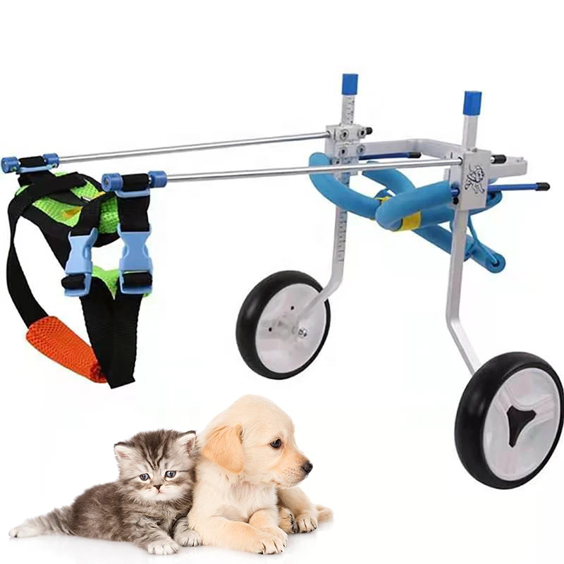 Dog Wheelchair Vet Wheelchair Veterinary Instrument Therapy Equipment Small Handicapped Dog Wheelchair Back Legs