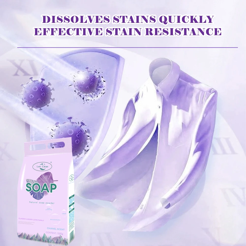 LC wholesale Best-selling Bulk Laundry Soap Hand Washing Powder Soap High Foam Scouring Powder Manufacture Detergent Powder