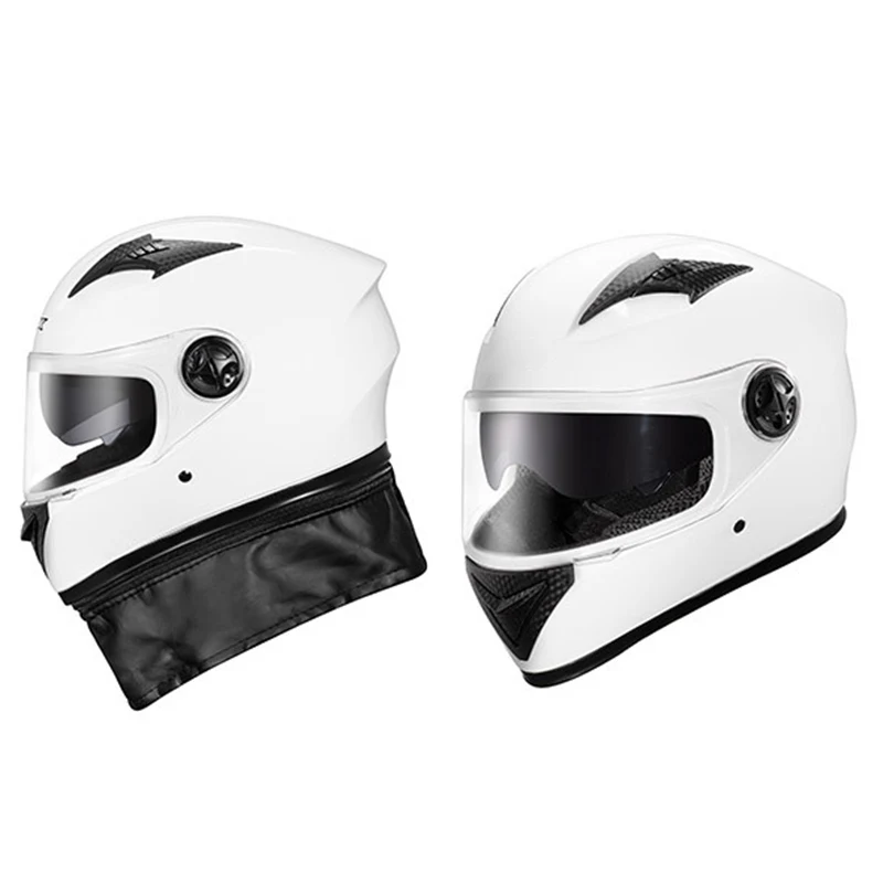 New Double Motorcycle Helmet Off Road Bike Motocicleta Casco Motocross Protective Safe Crash Helmet