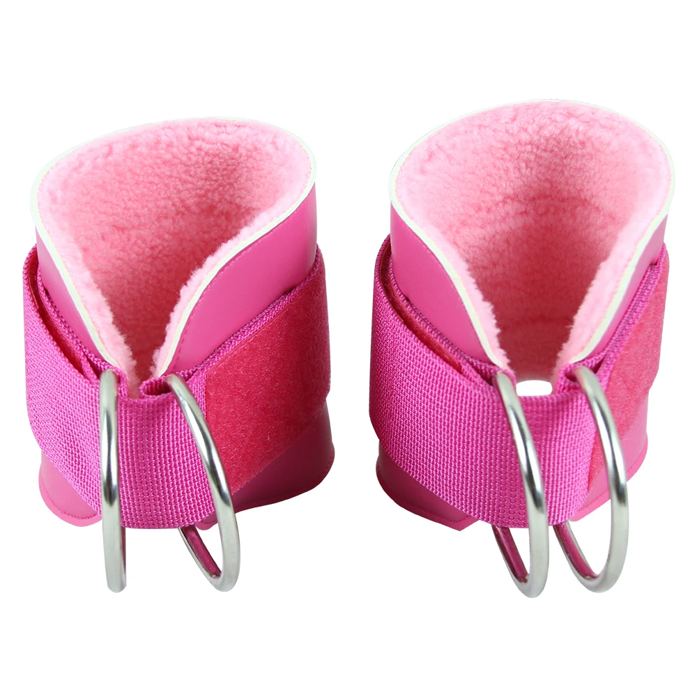 2021 Weight Lifting Gym Cable Attach Training Fitness Ankle Strap With D-ring