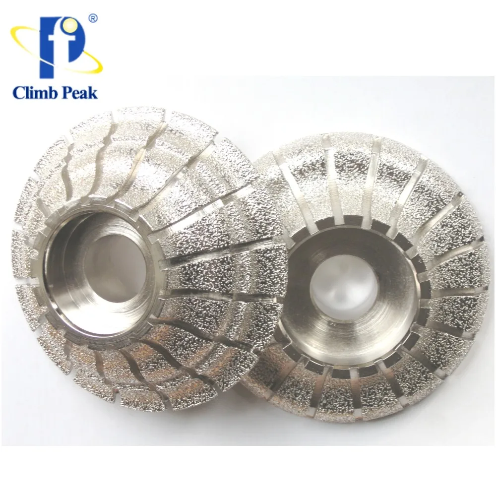 New design low price vacuum brazed diamond grinding wheel