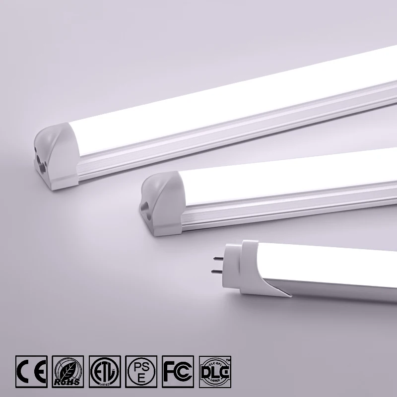 Round Voltage 85-265V T8 9w led tube light 0.6/0.9m energy-saving light tube full set of LED lamps