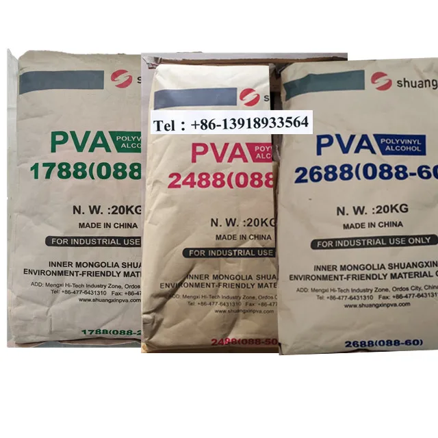Polyvinyl alcohol pva 2488  industry grade  competitive price pva powder