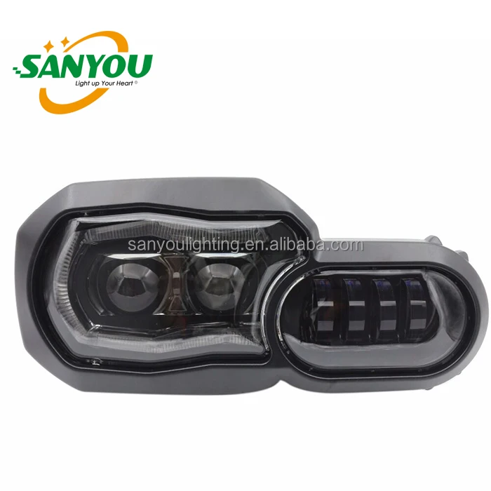 Sanyou освещение черный ангельские глазки сборки для f700gs fсветодио дный 800gs мотоцикл светодиодные фары