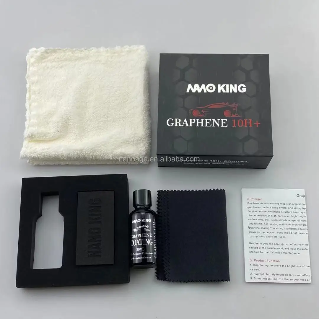 Car Ceramic Coating 10H Liquid Glass Nano Super Hydrophobic Car  Anti-Scratch Graphene Car Paint Protection Coating Ceramic