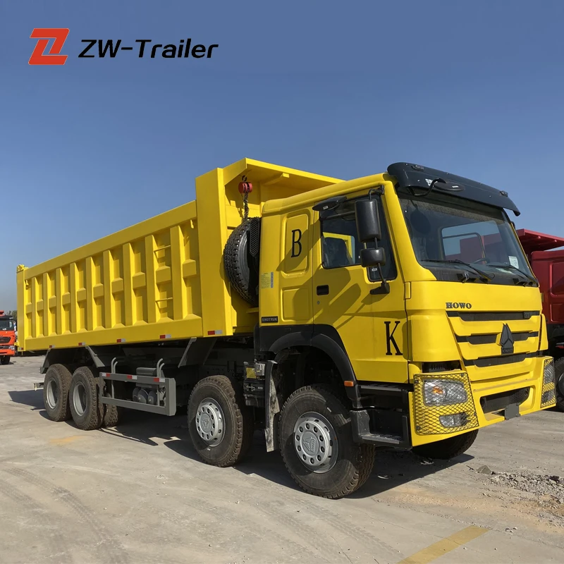 Dump Trucks Howo 12wheels 8X4 Dump Tipper Promotion New Design Brand New China 10 12 Automatic WEICHAI Heavy Truck Euro 3 Manual