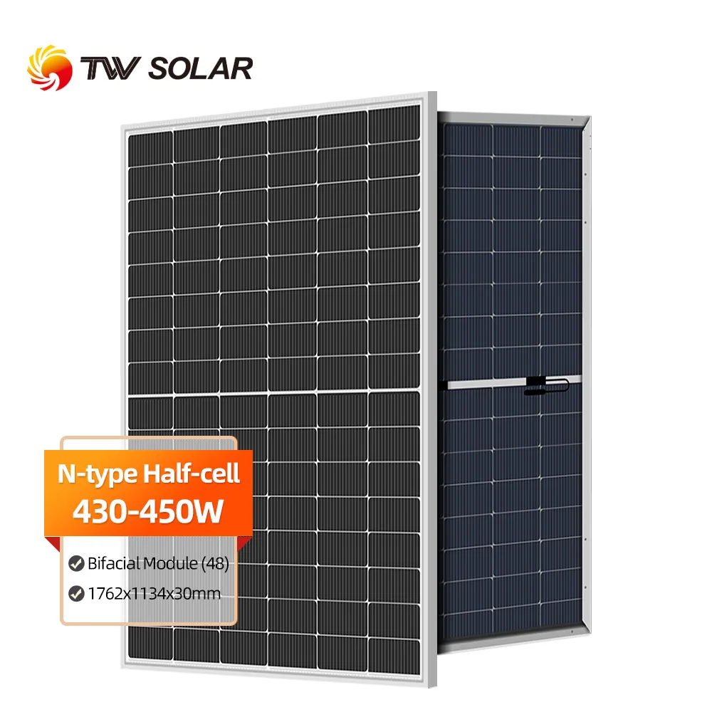 Tongwei солнечный Pv модуль N типа 440 Вт 445 450 TWMNH 48HD430-450W двухфазные фотоэлектрические солнечные панели