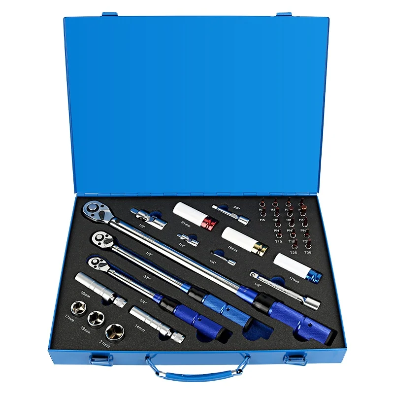 Professional  33Pcs Torque Wrench Set Multi-functional Repair Hand Tools Car Repairing Tool Kit