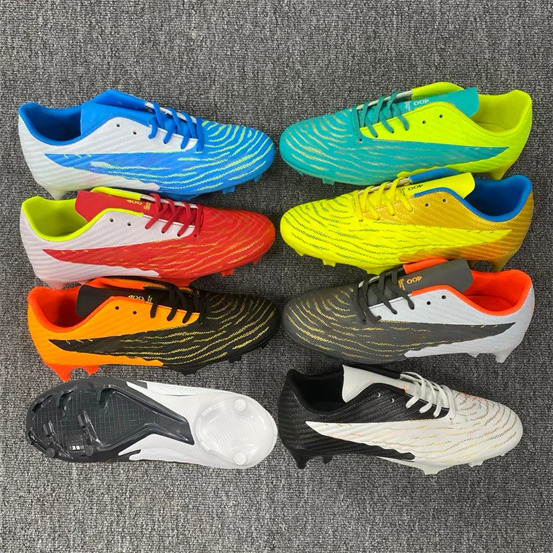 New Custom Logo New Men Soccer Soccer Shoes Unisex Cleats Training Football Boots Low Ankle Sport Sneakers