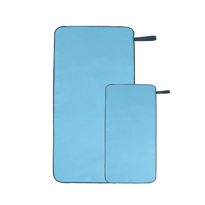 Popular suede outdoor microfiber sport beach towel with logo