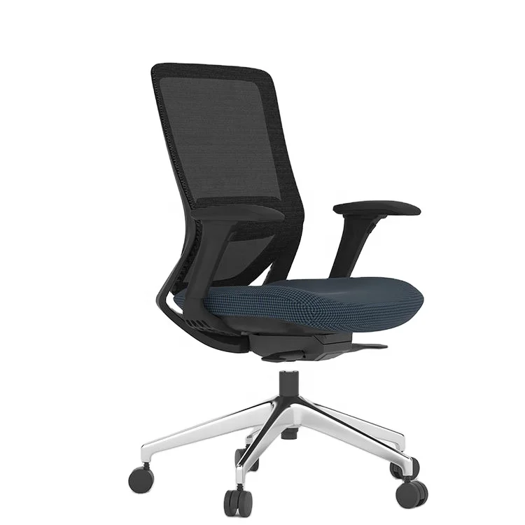 Mid Back Black Chair Office Mesh Executive Swivel Ergonomic Office Chair Luxury  Meeting Room Mesh Computer Chair