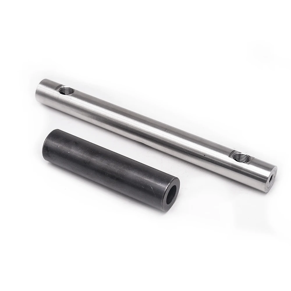 Пользовательская Точная пресс-Резьбовая алюминиевая трубка с отверстием Регулируемая ширина 1 дюйм алюминиевый цилиндр покрытие из цинкового для ножка мебели