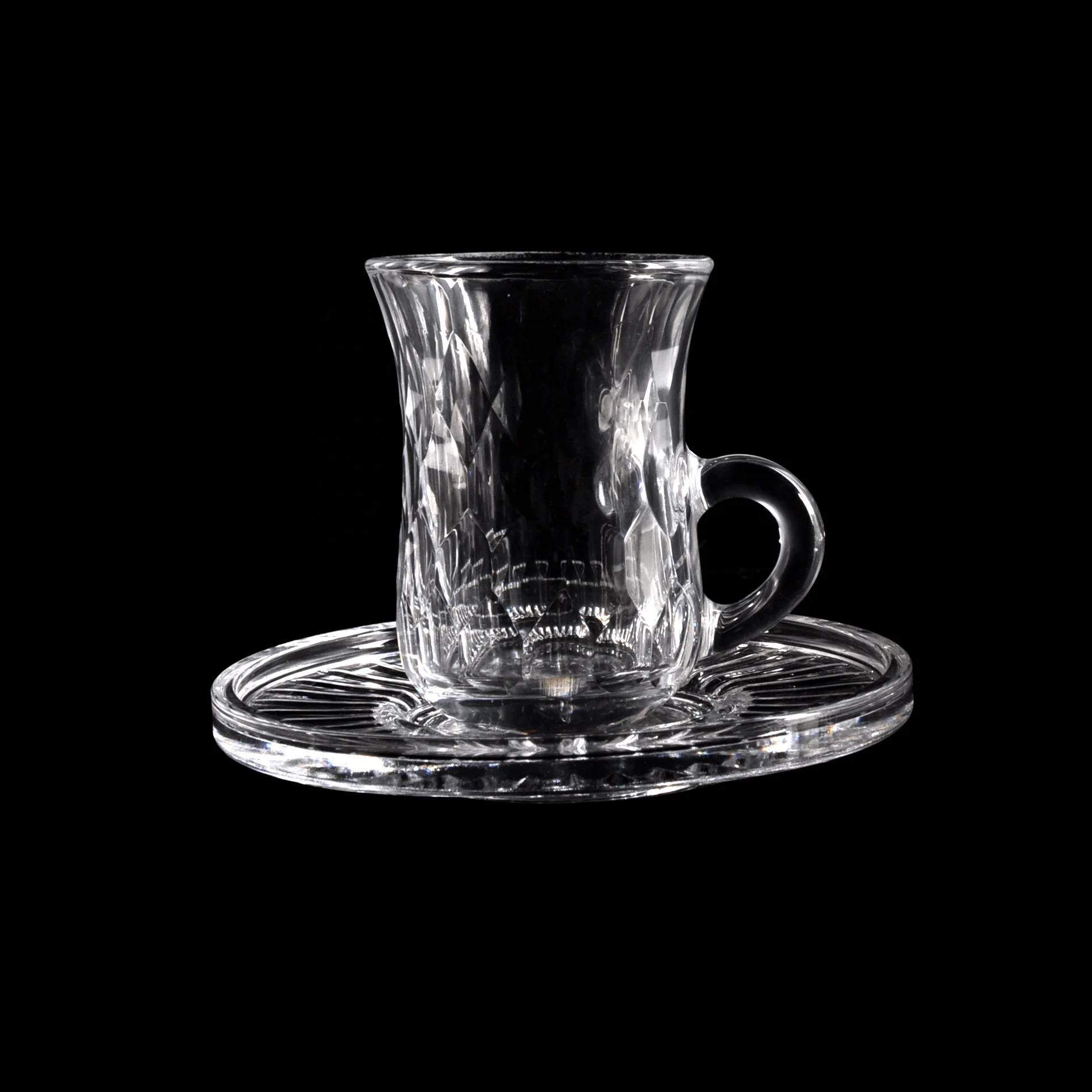 
 Горячая Распродажа, прозрачная стеклянная чайная чашка в арабском стиле, Хрустальная кофейная чашка с гравировкой, дизайн для кофейни, отеля, домашнего использования  