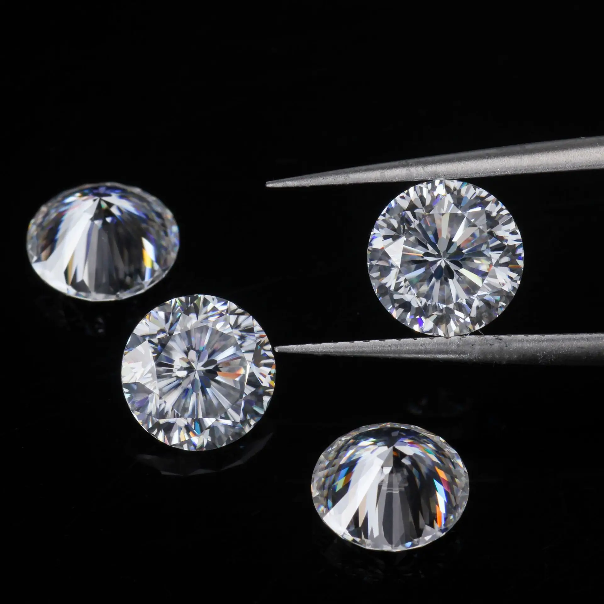 DMSH 0.3ct DEF white round brilliant loose lab grown diamond VS VVS IDEAL 3EX polished diamond loose hpht for luxury jewelry