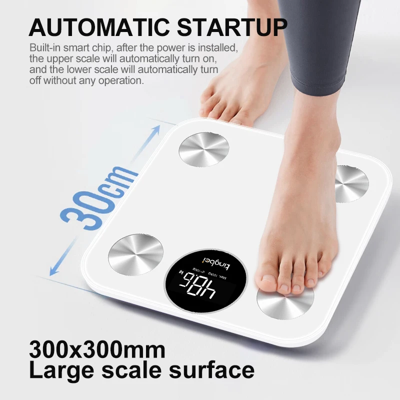 BT Body Report Fat Measurements Scale Body Mass Index Smart Scale Fat Body Weight Scales