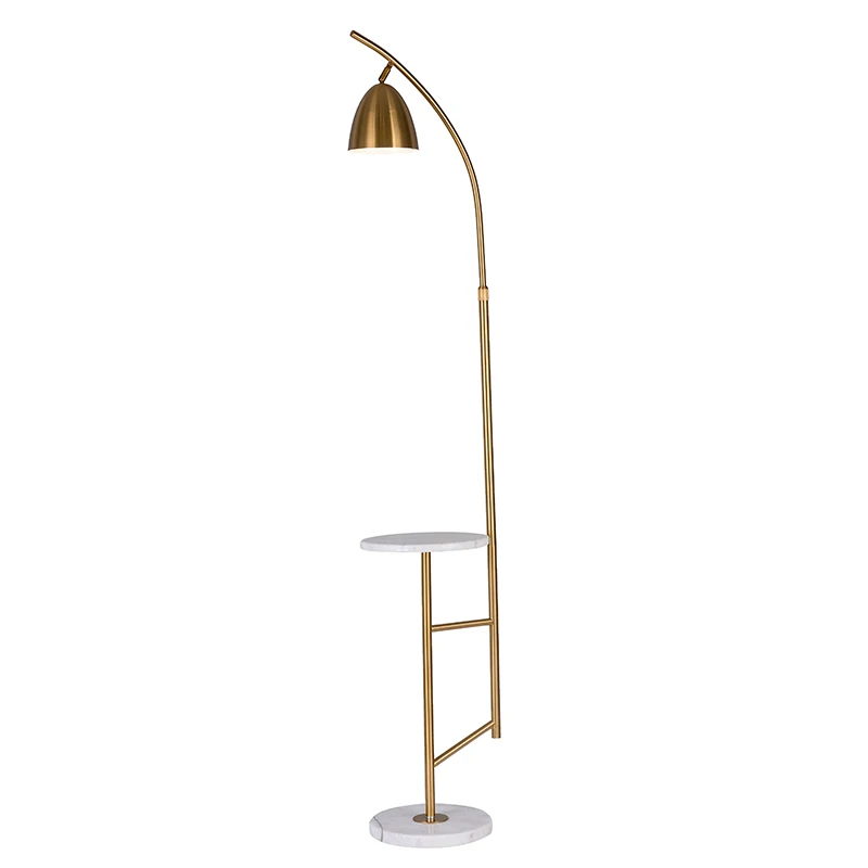 Ready to Ship Modern Nordic Professional manufacturer led golden corner floor lamp for living room