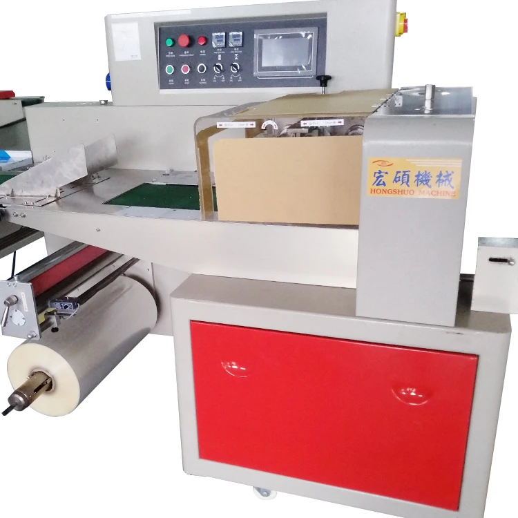 Low price horizontal spoon toy flow bag packaging machine sales
