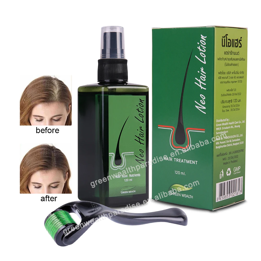Daily use herbal Thailand Neo Hair Lotion 120ml Anti Hair Loss lotion hair growth spray