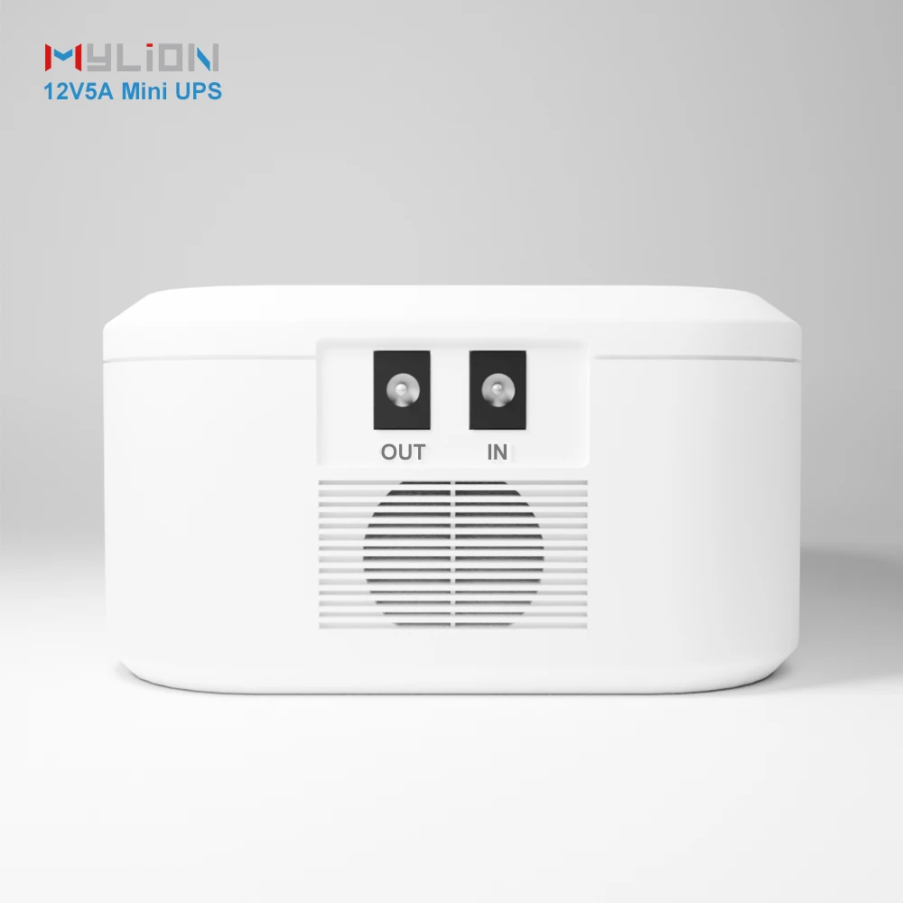 Высокое качество резервное копирование батареи Mylion 12 В 5A Mini UPS для Wi-Fi маршрутизатора перезаряжаемый мини-ИБП портативный поставщик бесперебойного питания