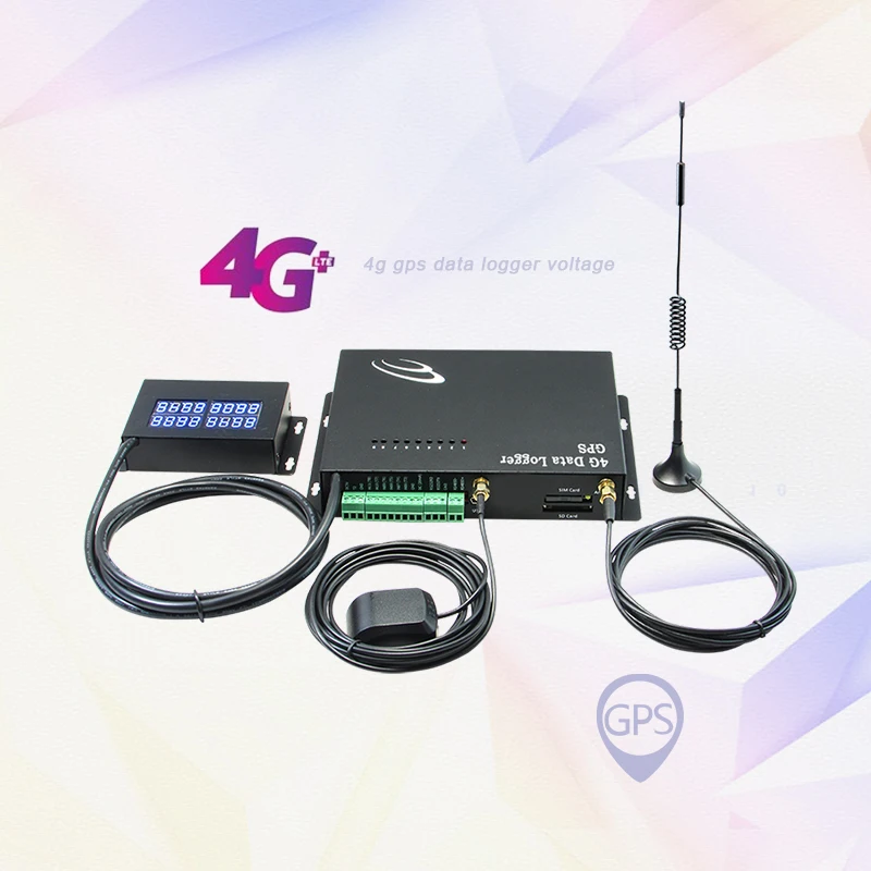 Lora маленький gps Multipoint Modbus 4g, небольшой gps регистратор данных для морозильной камеры, напряжение для насосных станций