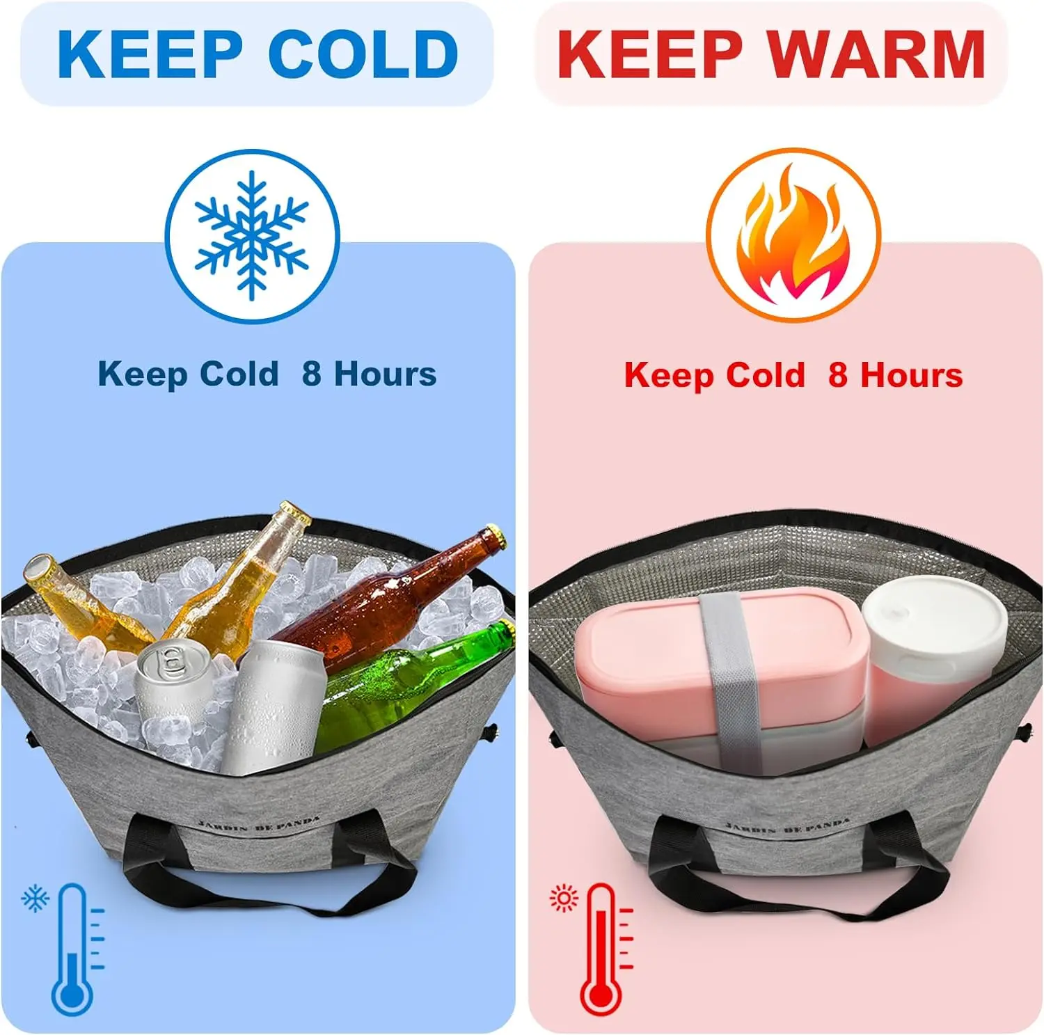 35l heavy commercial duty small thermo disposable large insulated hot and cool frozen food panda delivery bag for food delivery