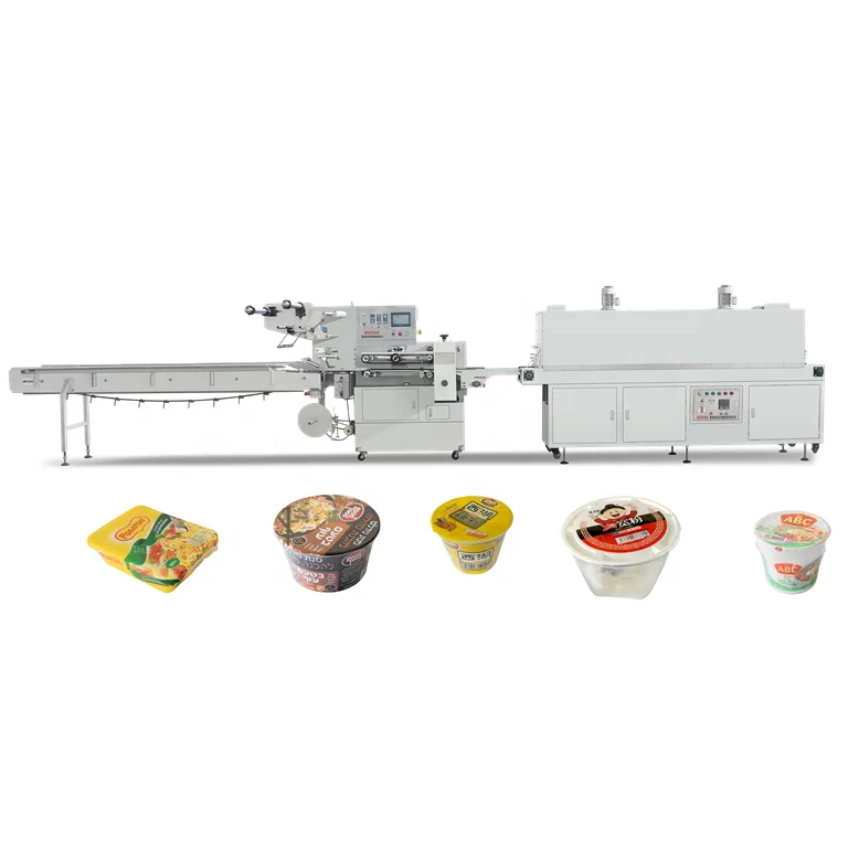 Food Paper Cup Bar Soap Biscuit Rotary Flowpack auto bagger automatic continuous film bag filling and sealing packaging machine