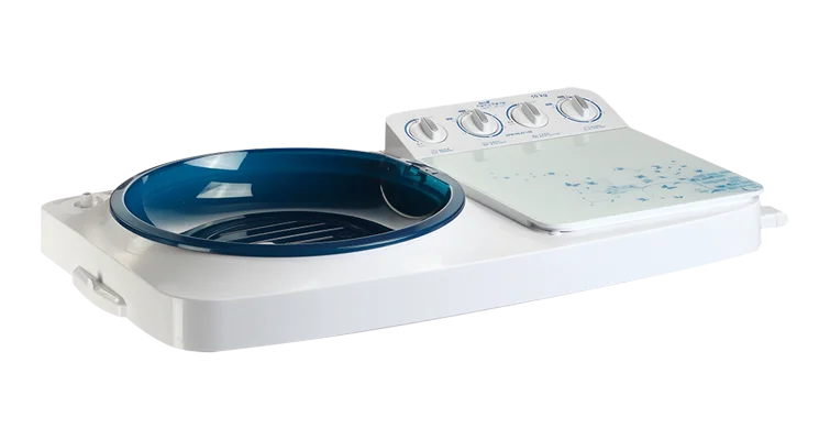 10kg good  price easy operation  twin tub clothes washing machine with dry basin series toughened glass cover