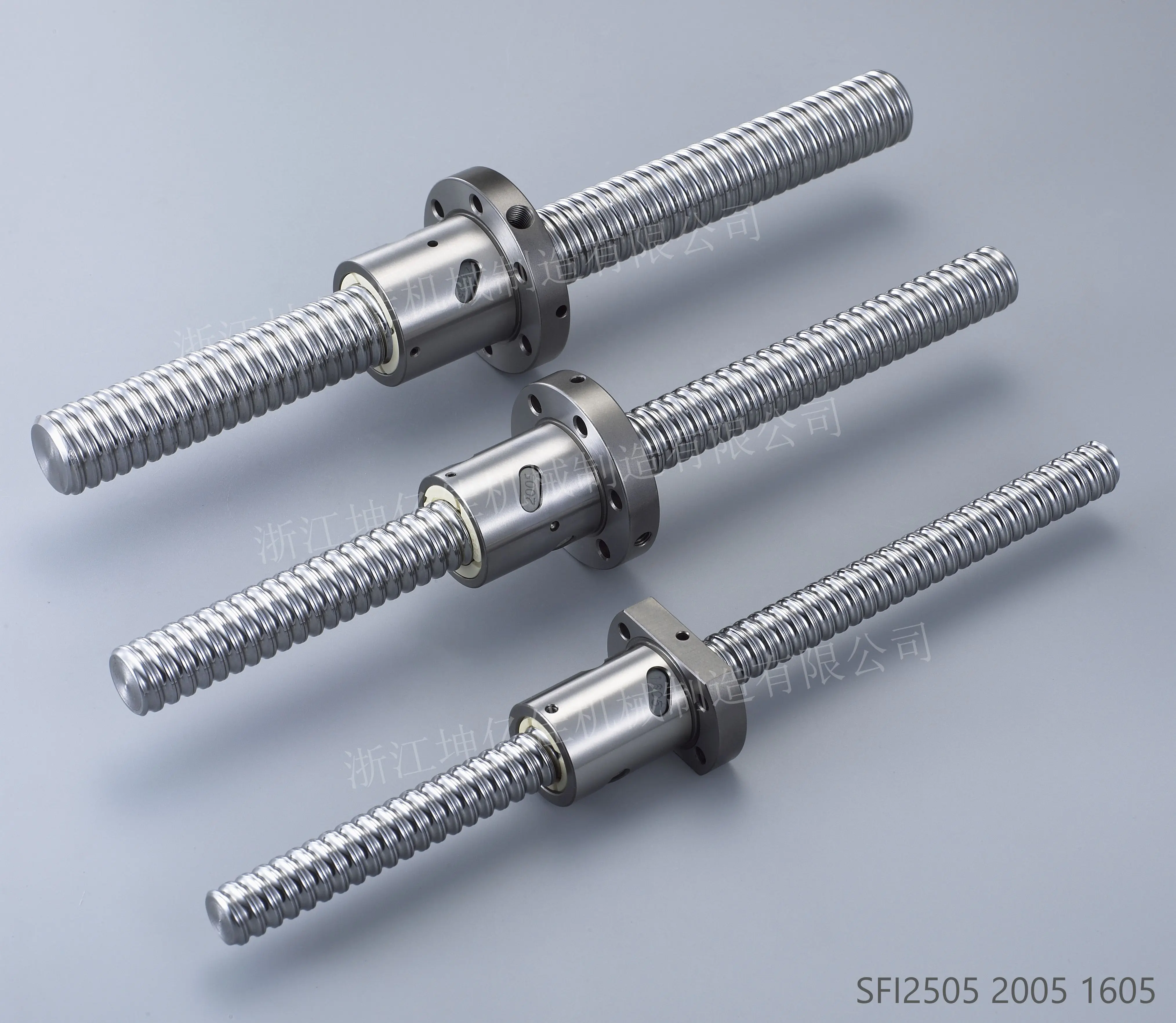 Ball lead screw set SFI1605 high speed with long life TBI type ball screw with round flange nut made in China for CNC machinery