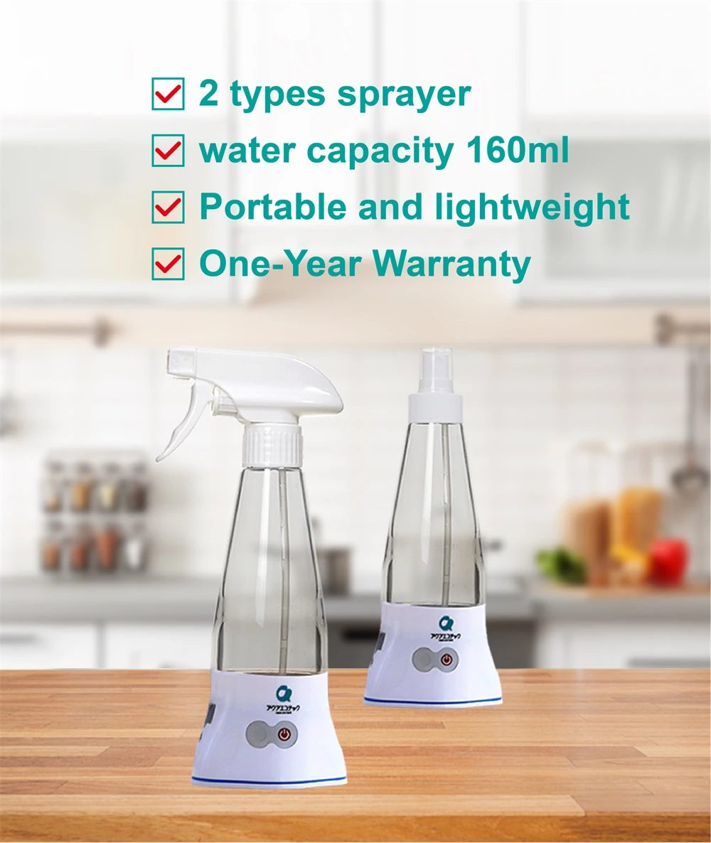 Adequate Stocks Clean Toys Clean Bathtub Multipurpose Mini Ozone Water Spray Bottle Cleaner Ozone Sprayer