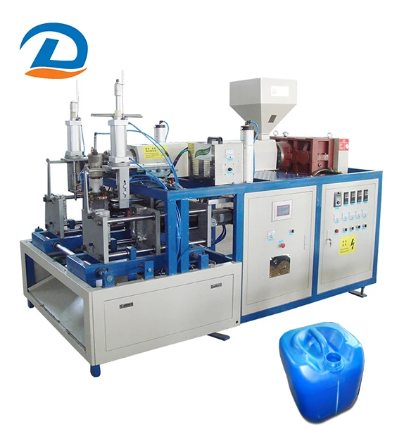 Automatic Plastic Cosmetics Detergent Shampoo Bottle 5L Jerrycan watering Pot Making Double Extrusion Blow Molding Machine