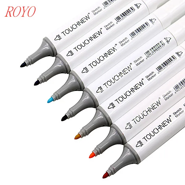 New Professional  Rich Pigment liquid chalk markers Alcohol Based Graffiti Twin Art Marker Dual-tip Sketch Marker pen