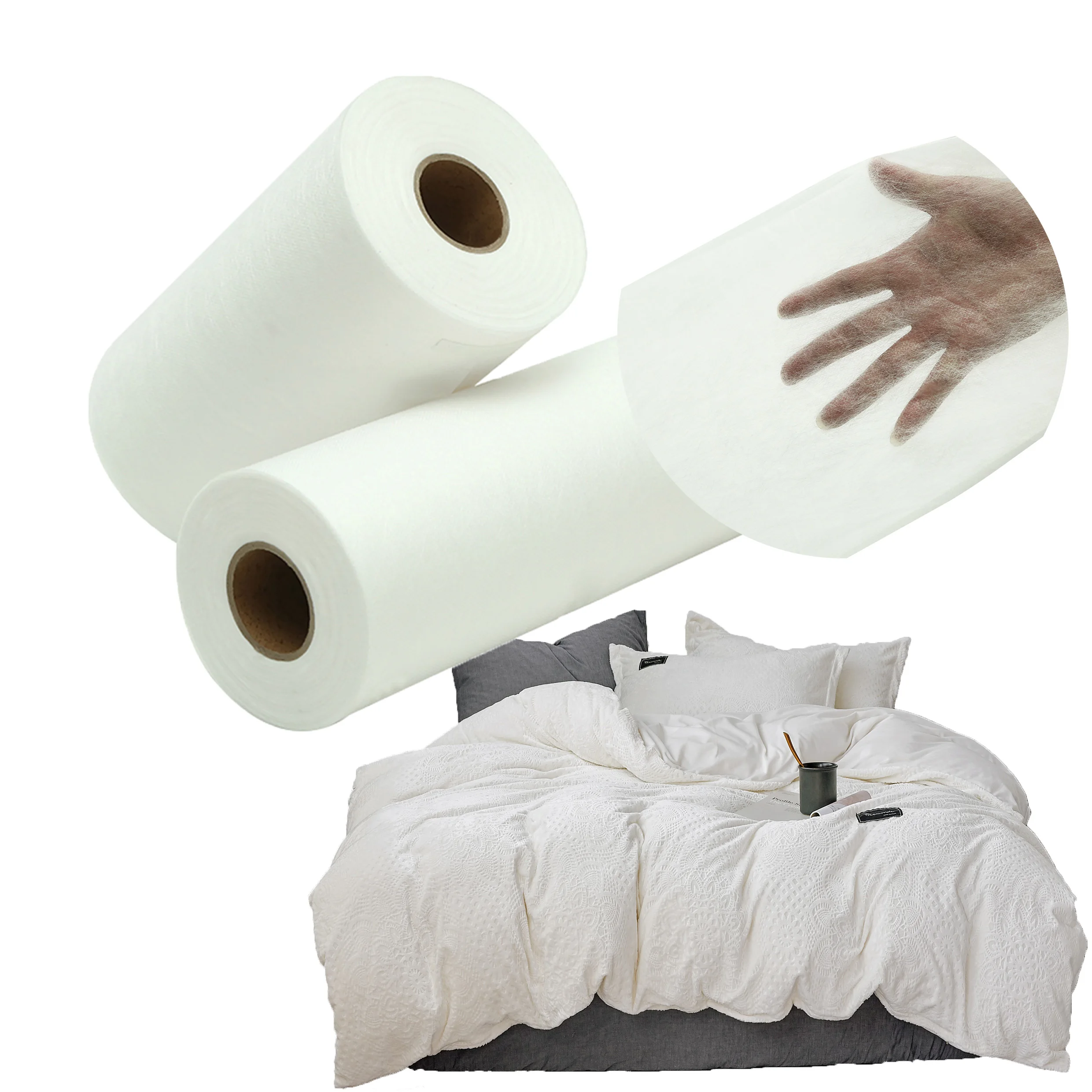 High quality non woven bags fabric rolls non woven bags fabric rolls polyester padding non-woven fabric