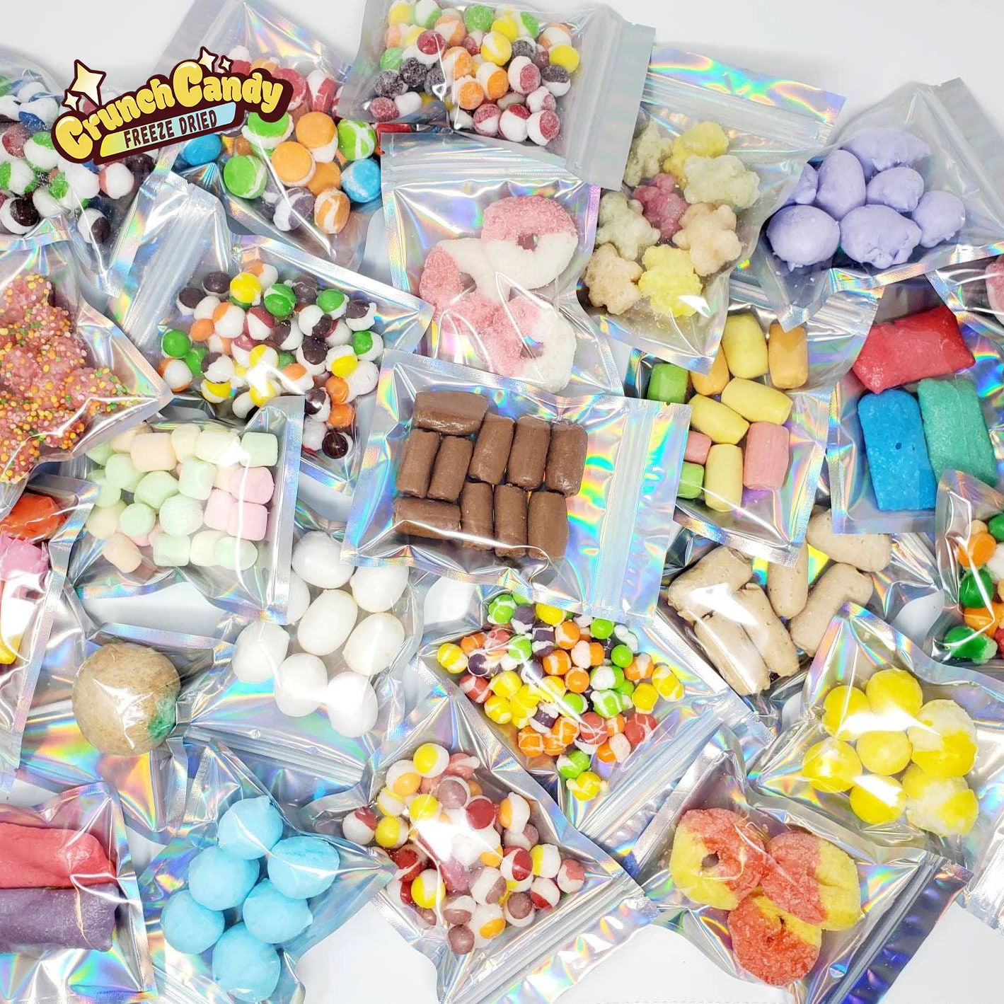 Wholesale Custom Colorful Chewy Candy Freeze Dried Snacks Freeze Dried Sweets