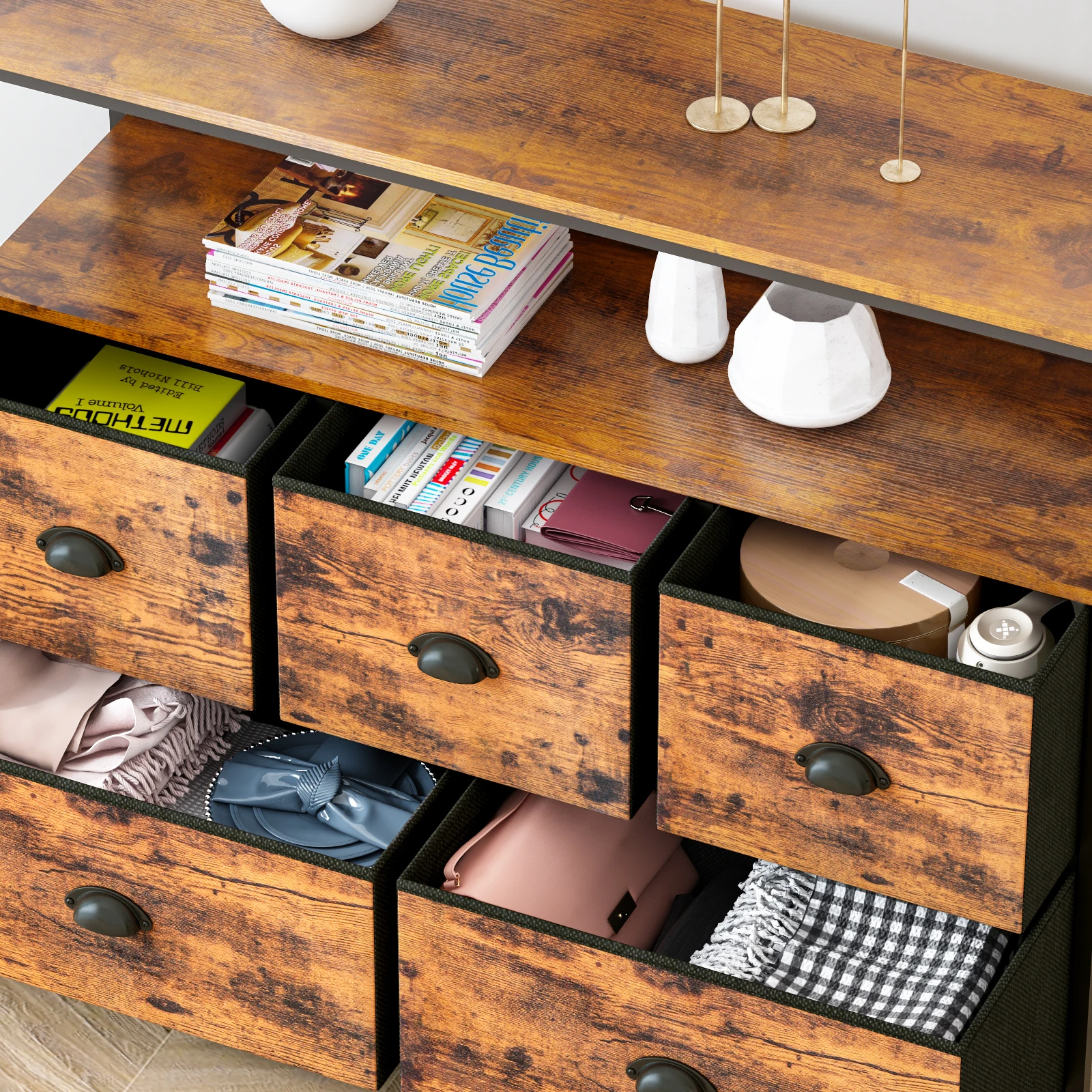 Hot Selling Furniture Entryway Hallway Entrance MDF Solid Wood Glossy Modern Console Table With Drawers