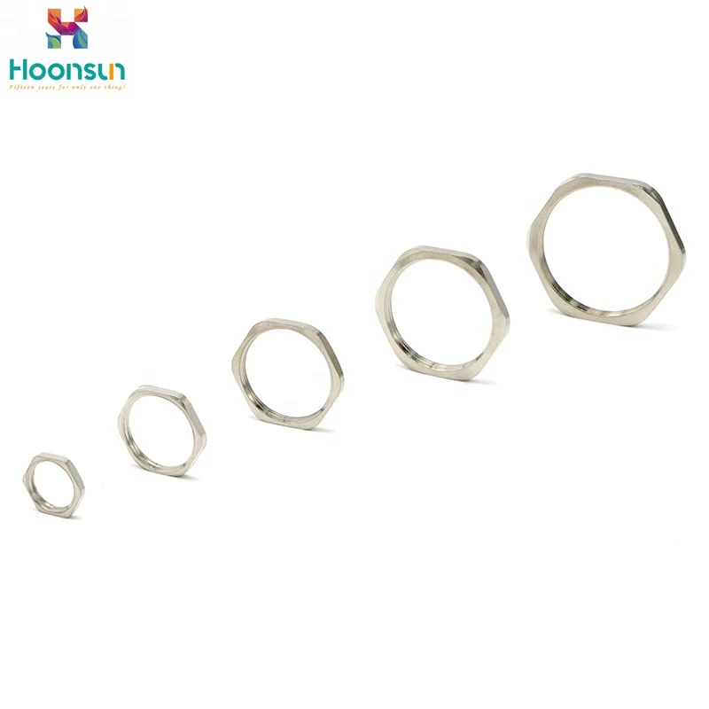 Brass Color Nickel-plated conduit locknut