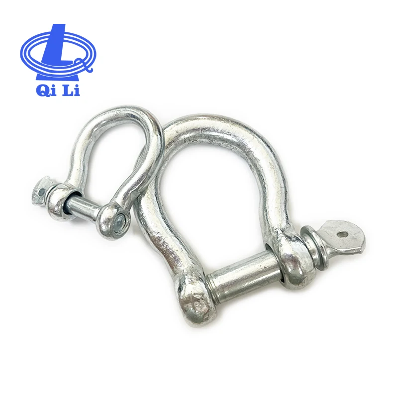 Wholesale High Quality Galvanized European Type Hook Clip  Alloy Steel Bow Shape Bow Shackle