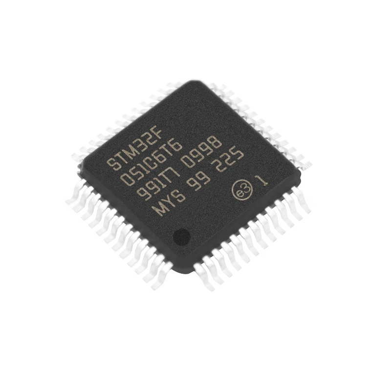 Полупроводниковые компоненты новый оригинальный набор микросхем STM32F051C6T6 QFP интегральных Схем