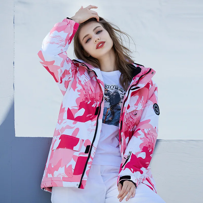 Topgear fashion customized women customization skiwear waterproof windproof thermal suit