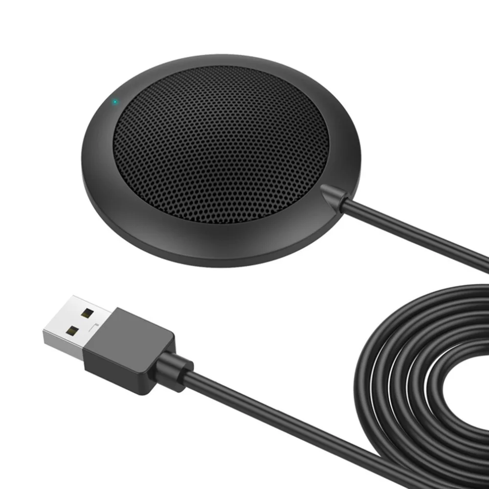 Высокое качество стерео всенаправленный пикап конденсаторный микрофон USB разъем для настольных ПК компьютер