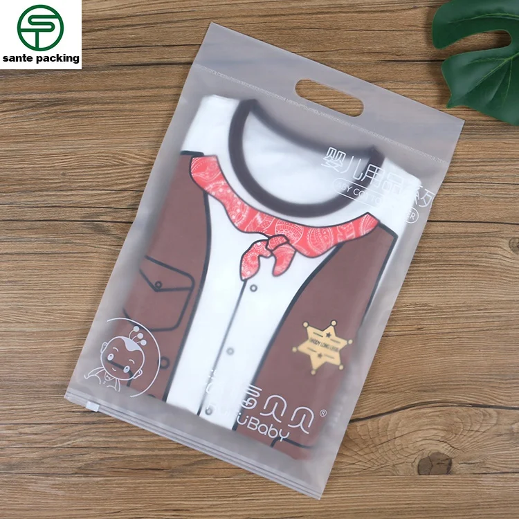 wholesale reusable dog clothes top zip lock packaging bags shopping bags with zipper