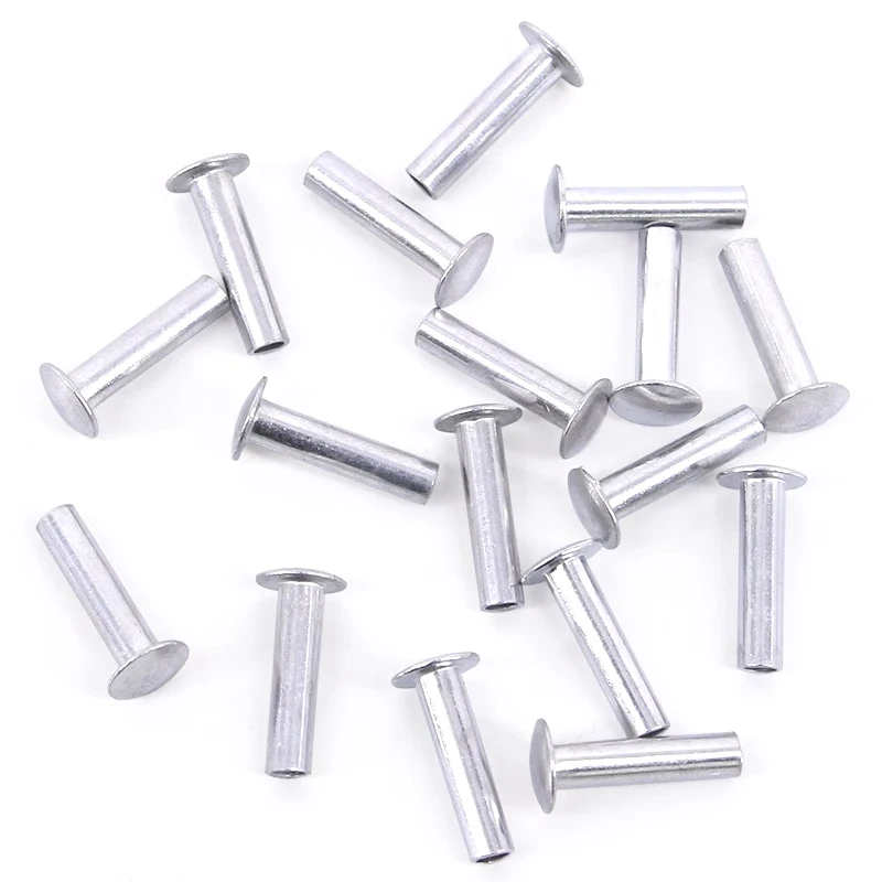 China manufacturer custom solid aluminum rivet high quality solid semi-hollow rivet for furniture manufacturing
