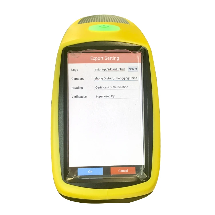Ручной металлический спектрометр XRF