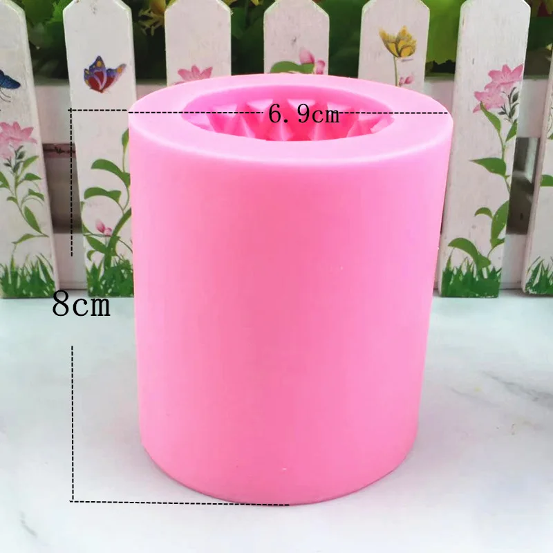 2023 Votive Epoxy Ritual Column Moldes Silicone Wax Cylinder Custom Round Candle Mold For Candle Making